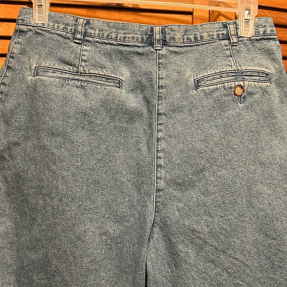 Vintage Jones New York Blue Denim Bermuda Shorts - Picture 9 of 12